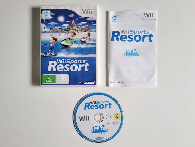 Genuine Nintendo Wii Games PAL Region (for Europe and Oceania) Complete with Manuals Wii Sports Resort
