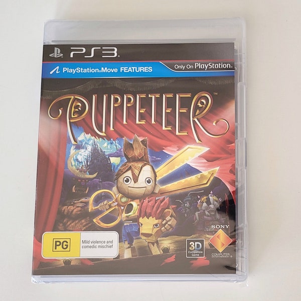 Factory Sealed Puppeteer Genuine PS3 Game Region Free