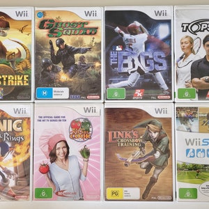 Nintendo Wii Games PAL Region (for Europe and Oceania) Complete with Manuals