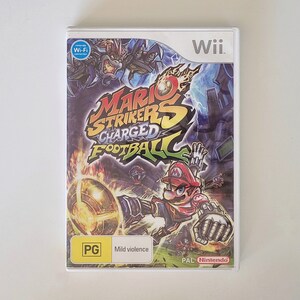 Mario Strikers Charged Football - Wii Game PAL Region (for Europe and Oceania) Complete with Manual