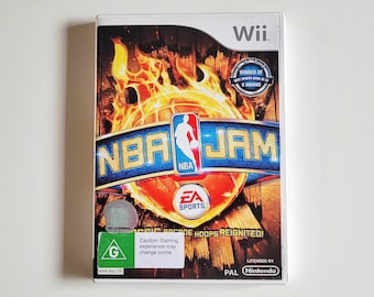 NBA JAM - Wii Game PAL Region (for Europe and Oceania) Complete with Manual