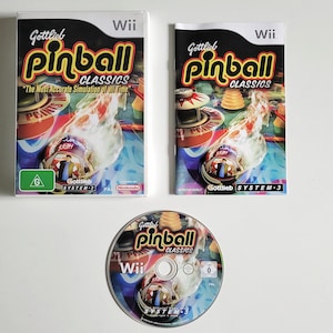 Genuine Nintendo Wii Games PAL Region (for Europe and Oceania) Complete with Manuals Pinball Classics