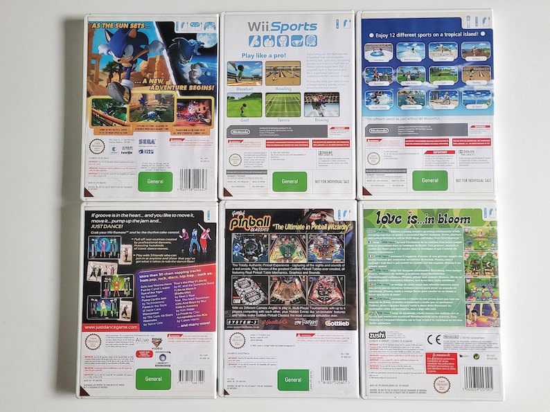 Genuine Nintendo Wii Games PAL Region (for Europe and Oceania) Complete with Manuals image 2