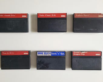 Genuine Sega Master System Cartridges Region Free Selection