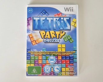 Tetris Party Deluxe Nintendo Wii Game PAL Region (for Europe and Oceania) Complete with Manual