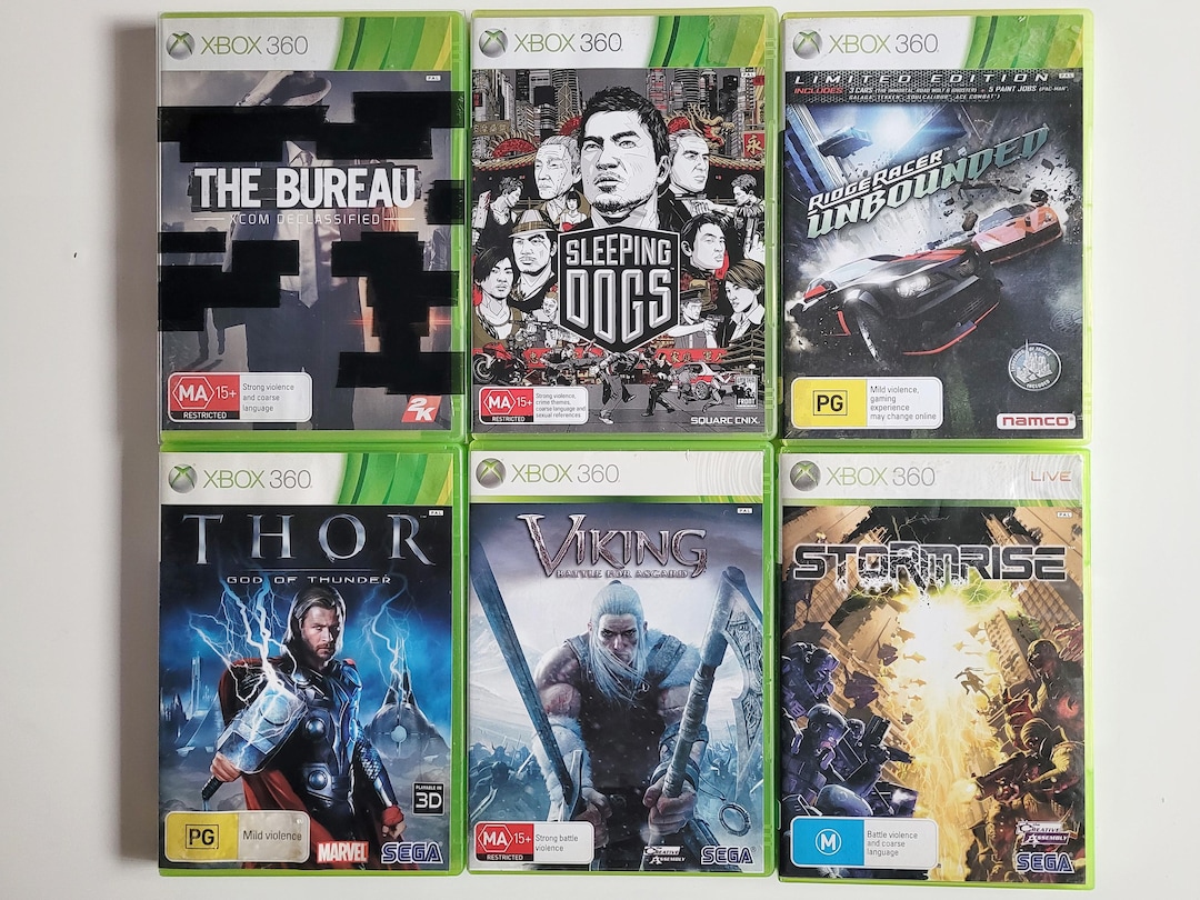 Microsoft XBOX 360 Games PAL Region (for Europe and Oceania) Some