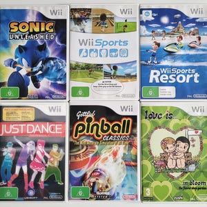 Original Nintendo Wii Spiele PAL Region (für Europa und Ozeanien) Komplett mit Handbüchern