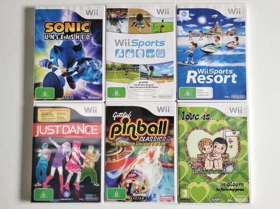 Genuine Nintendo Wii Games PAL Region (for Europe and Oceania