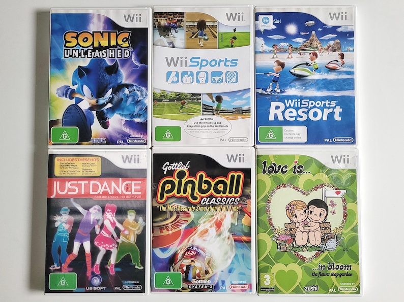 Genuine Nintendo Wii Games PAL Region (for Europe and Oceania) Complete with Manuals image 1