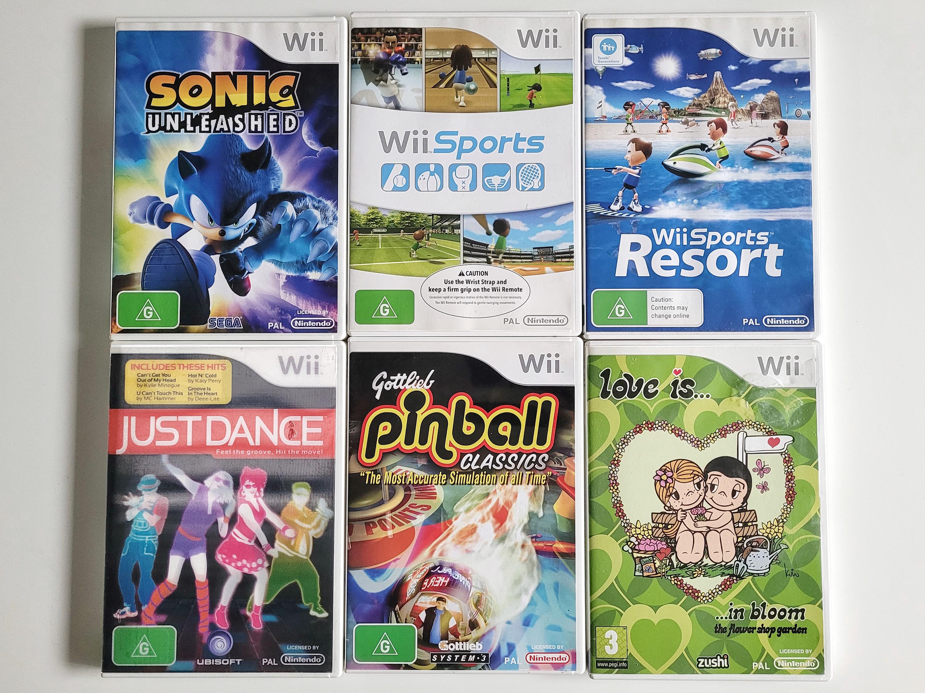 Genuine Nintendo Wii Games PAL Region (for Europe and Oceania