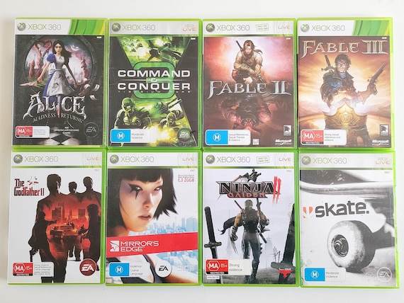 Microsoft XBOX 360 Games PAL Region (for Europe and Oceania) Some