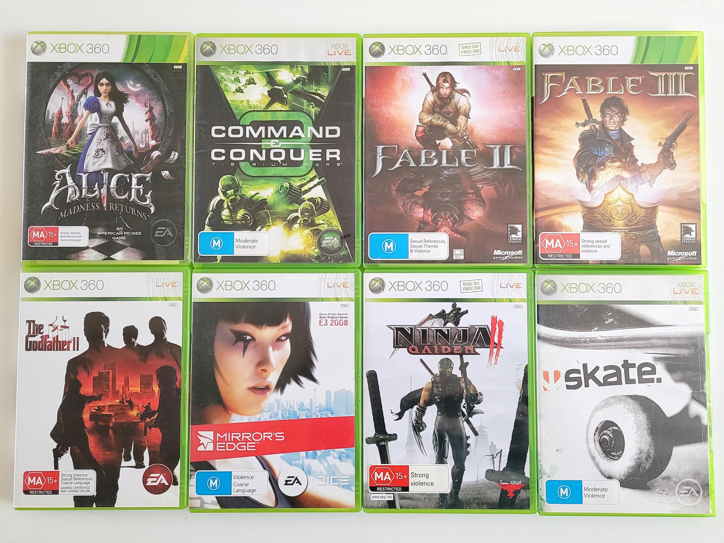 Microsoft XBOX 360 Games PAL Region (for Europe and Oceania) Some