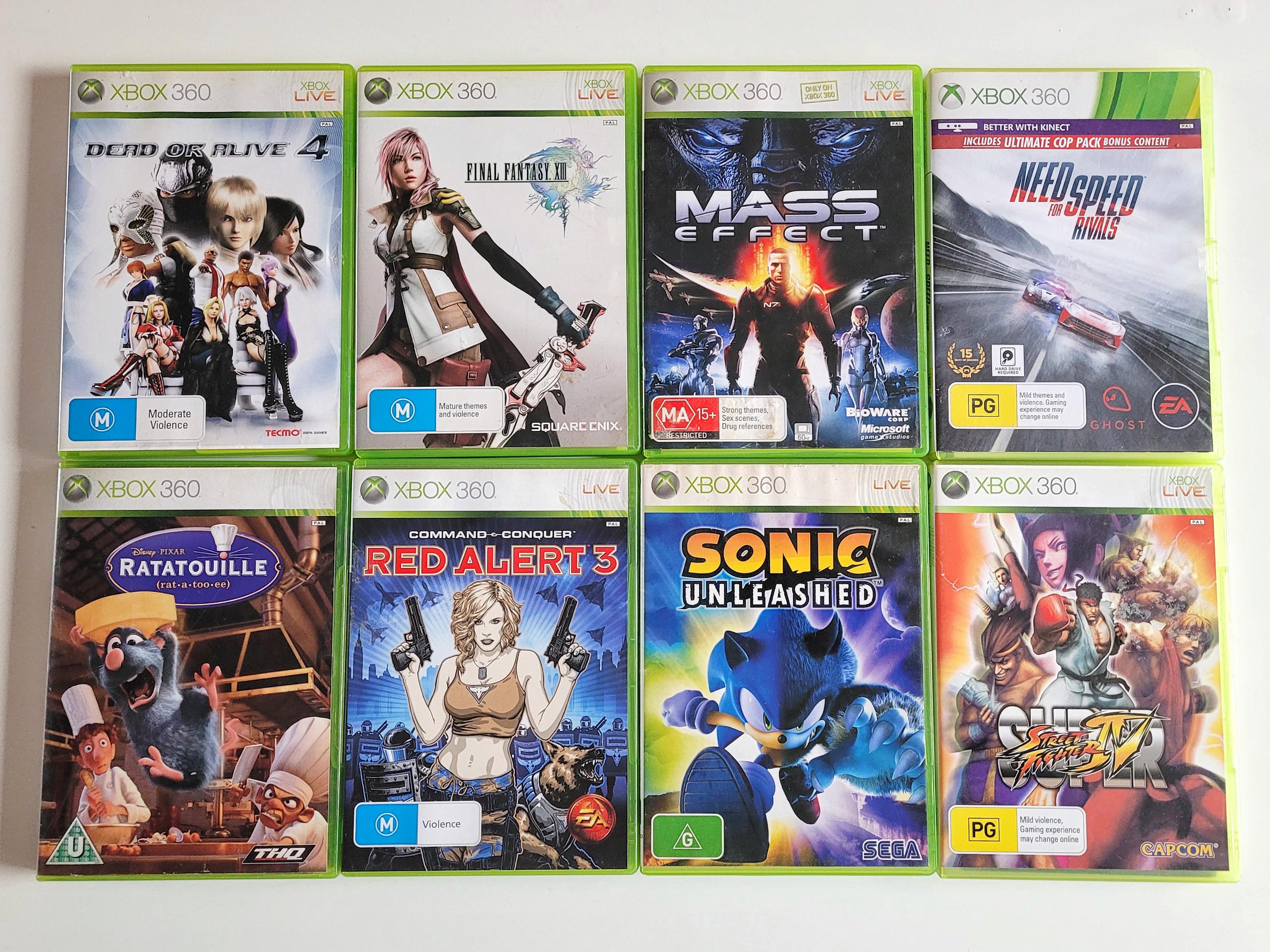 Buy Microsoft XBOX 360 Games PAL Region (for Europe and Oceania