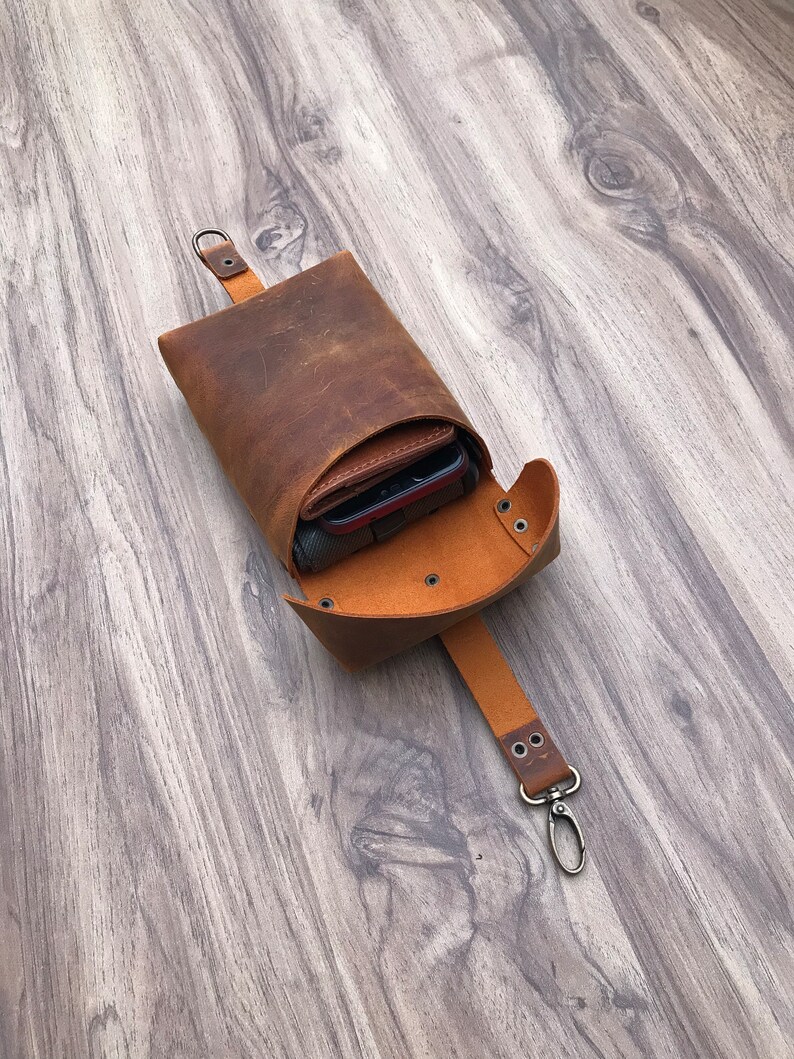 Leather Utility Belt Pouch Ammo Pouch Belt Bag Hiking Bag Etsy
