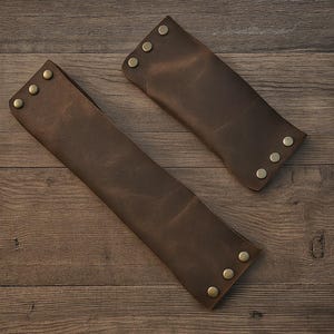 Handmade Leather Basket: Full Grain Cowhide Storage Organizer image 9