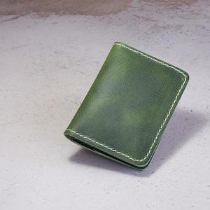 Leder Bifold Brieftasche, gefaltete Banknoten und Multi Card Front Pocket Brieftasche, personalisierte Leder Brieftasche, Leder Kartenhalter Brieftasche