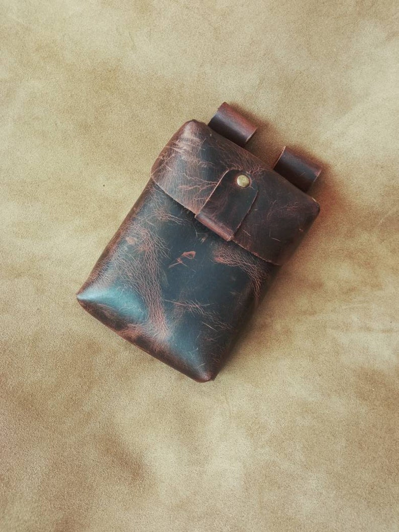 Leather Belt Pouch Belt Pouch Leather Utility Belt Bag Ammo Etsy