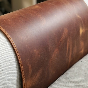 Leather Armrest Cover, Headrest Cover, Sofa Love Seat Furniture Protector