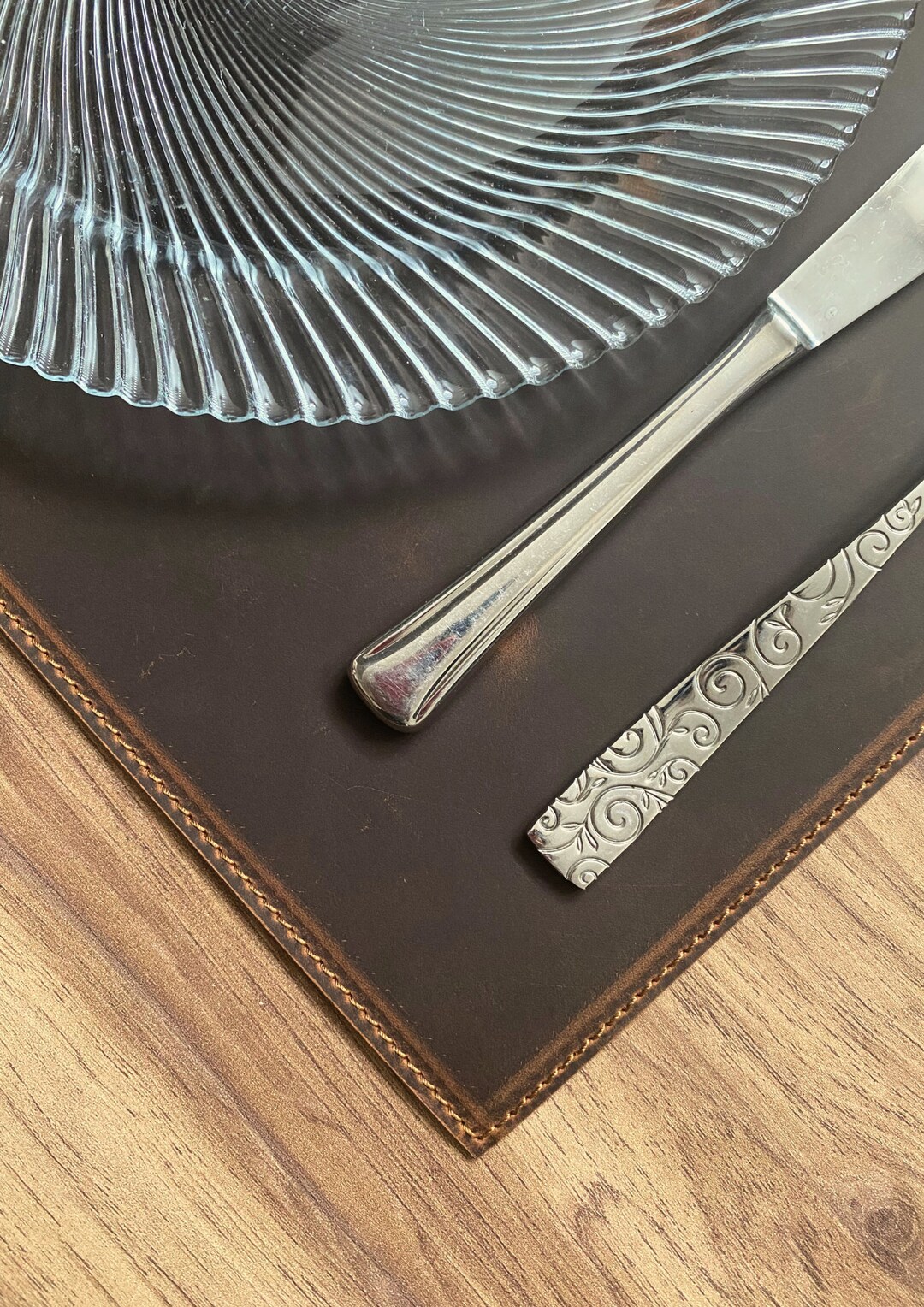 Leather Placemats and Coasters, Leather Dining Table Sets, Leather