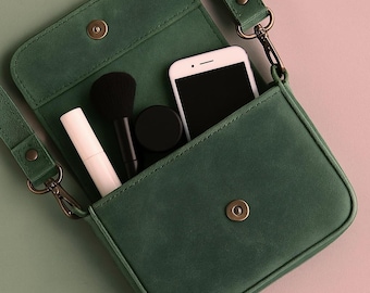 Leather Accessory & Phone Bag, Cosmetics, Daily Items Purse