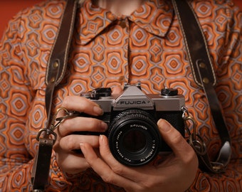 Hand Sewn Leather Camera Strap