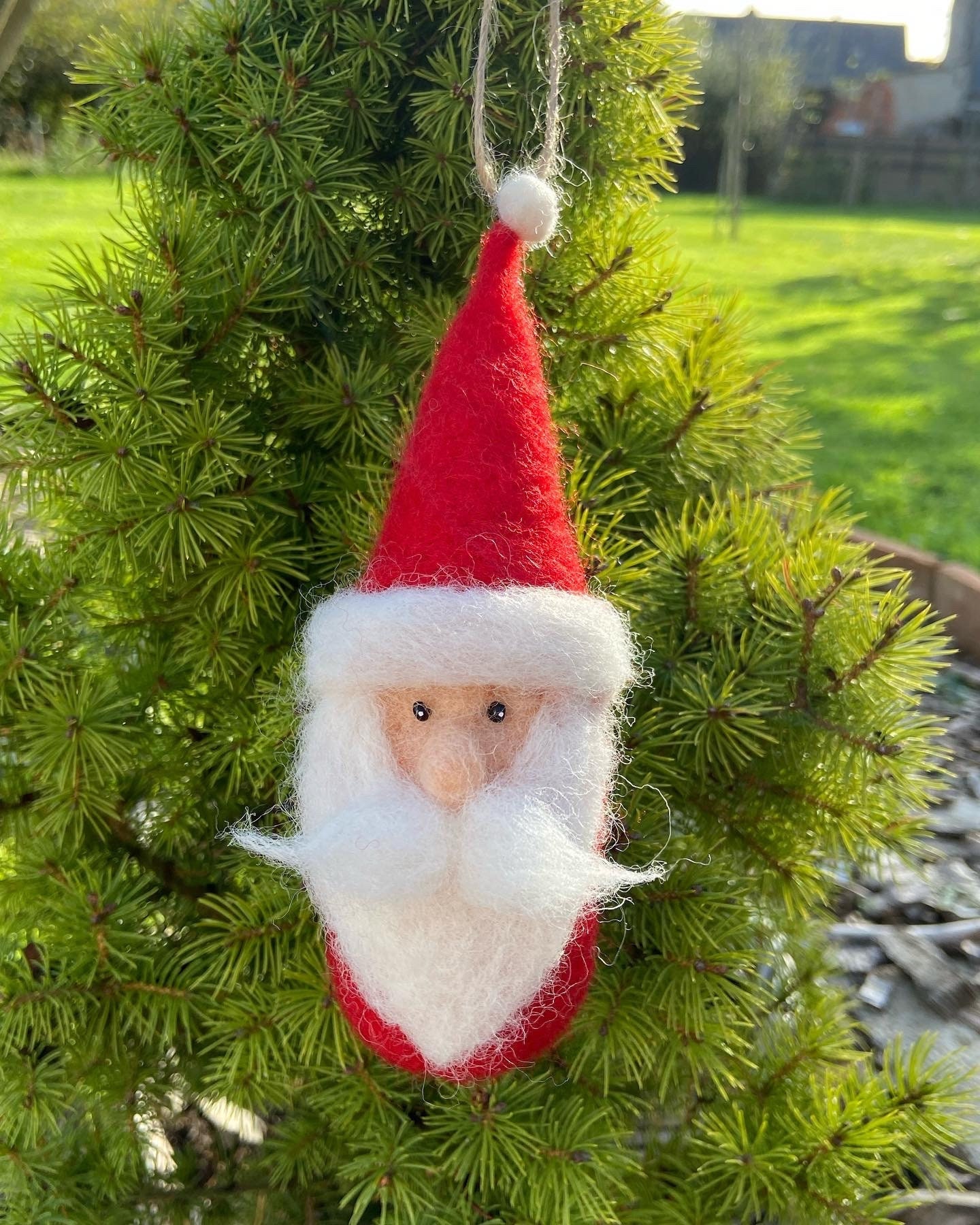 Kit Débutant Feutrage à L'Aiguille - Création Hérisson Ou Sapin De Noël En Laine, Avec Cadre Photo Et Outils