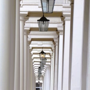 Entranceway architecture in London.