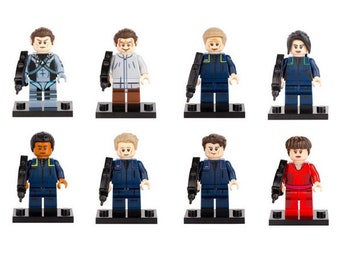 Design Personnalisé figurine-Jean Luc Picard STAR TREK Imprimé sur LEGO Pièces 