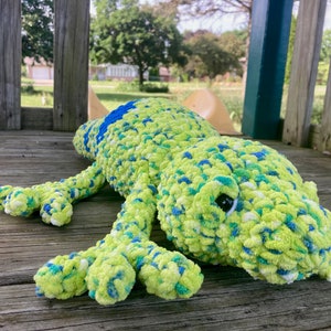 Crochet Lizard Plush Stuffed Animal