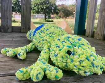 Crochet Lizard Plush Stuffed Animal