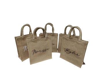 Custom Printed Burlap Bag: Personalized Jute Tote, Eco Friendly