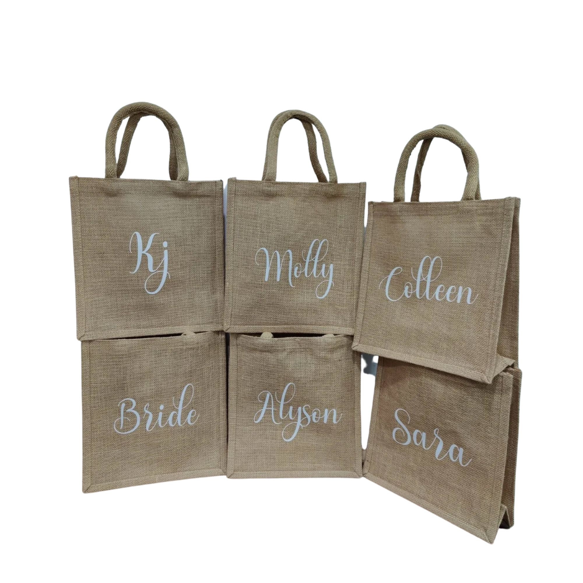 Plain hessian deals bags