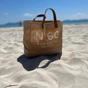 Bridesmaid Tote Personalized Small Medium Size Burlap Jute Bag | Eco Friendly Recycle Jute Tote Bag | Beach Bag | Gift Bag | Burlap Bag