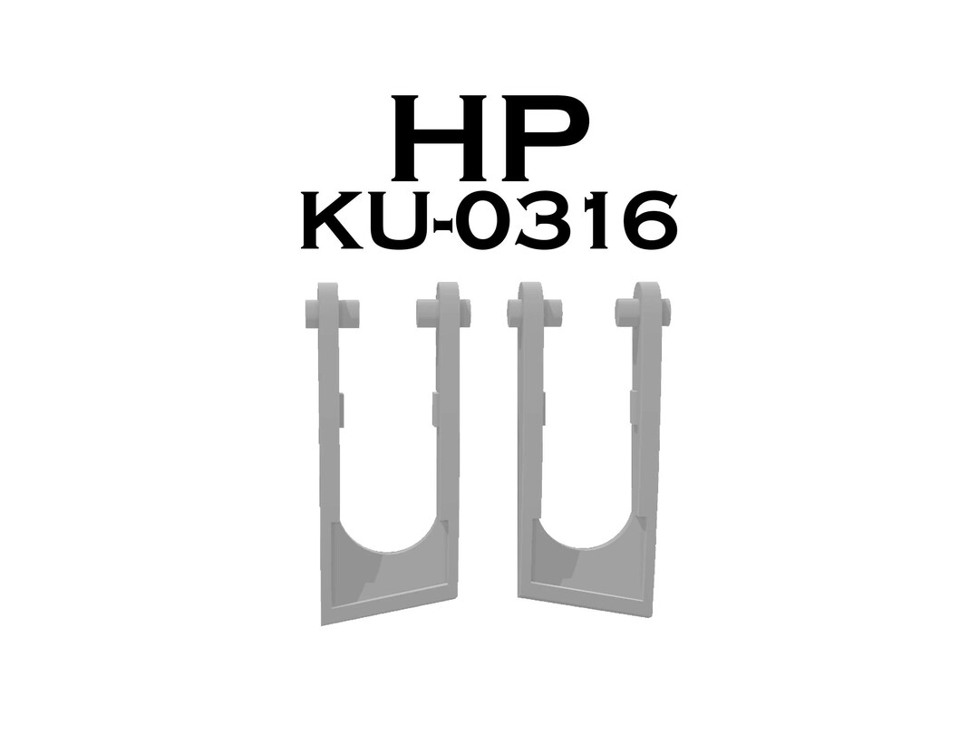 Pieds De Remplacement Pour Clavier HP KU-0841 - Noir, Neufs, Fabriqués En France
