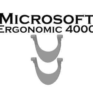 Microsoft Natural Ergonomic 4000 Keyboard Spare Replacement Leg / Foot / Stand / Feet / Tilt