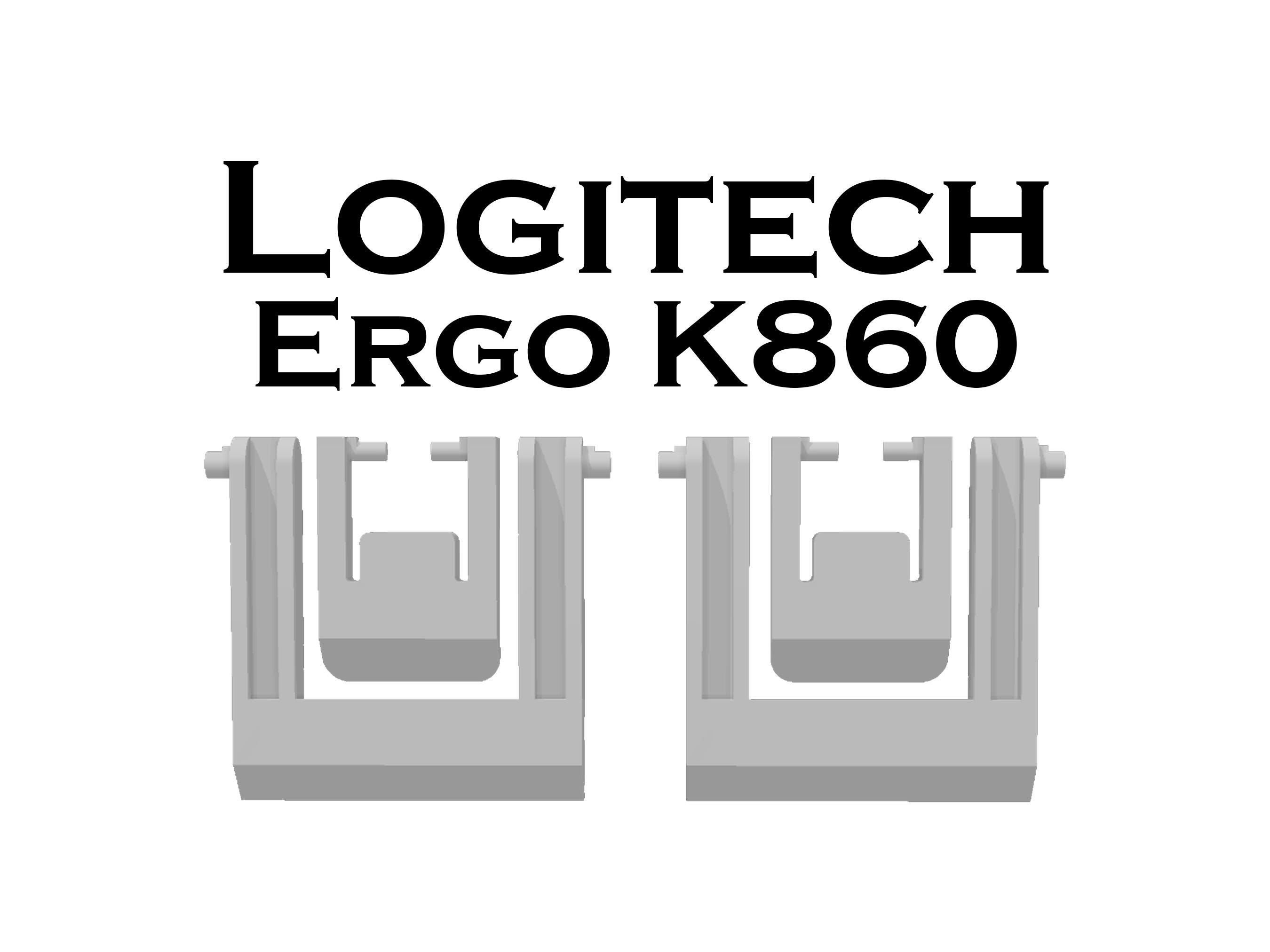 LEZE Replacement Feet Stand For Logitech Ergo K860 Keyboard - 2PC Set