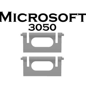 Puede incluir: Dos teclas de teclado Microsoft 3050 de plástico gris.