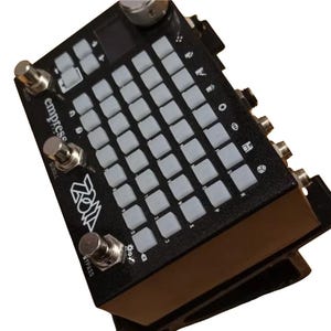 May include: Black Empress Effects Zoia multi-effect pedal with a grid of buttons and knobs. The pedal has two footswitches and a small screen.