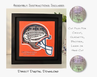 Empower Field Stadium At Mile High Denver Colorado Paper Cut Lightbox SVG, Cricut, Silhouette (Digital Download)