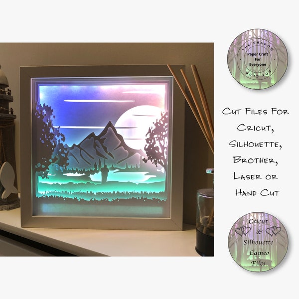 Fishing / Fisherman Shadow Box SVG, Layered Card Stock Cut Files For Cricut, Silhouette Cameo, Brother or Hand Cutting Fishing / Fisherman Shadow Box SVG, Layered Card Stock Cut Files For Cricut, Silhouette Cameo, Brother or Hand Cutting