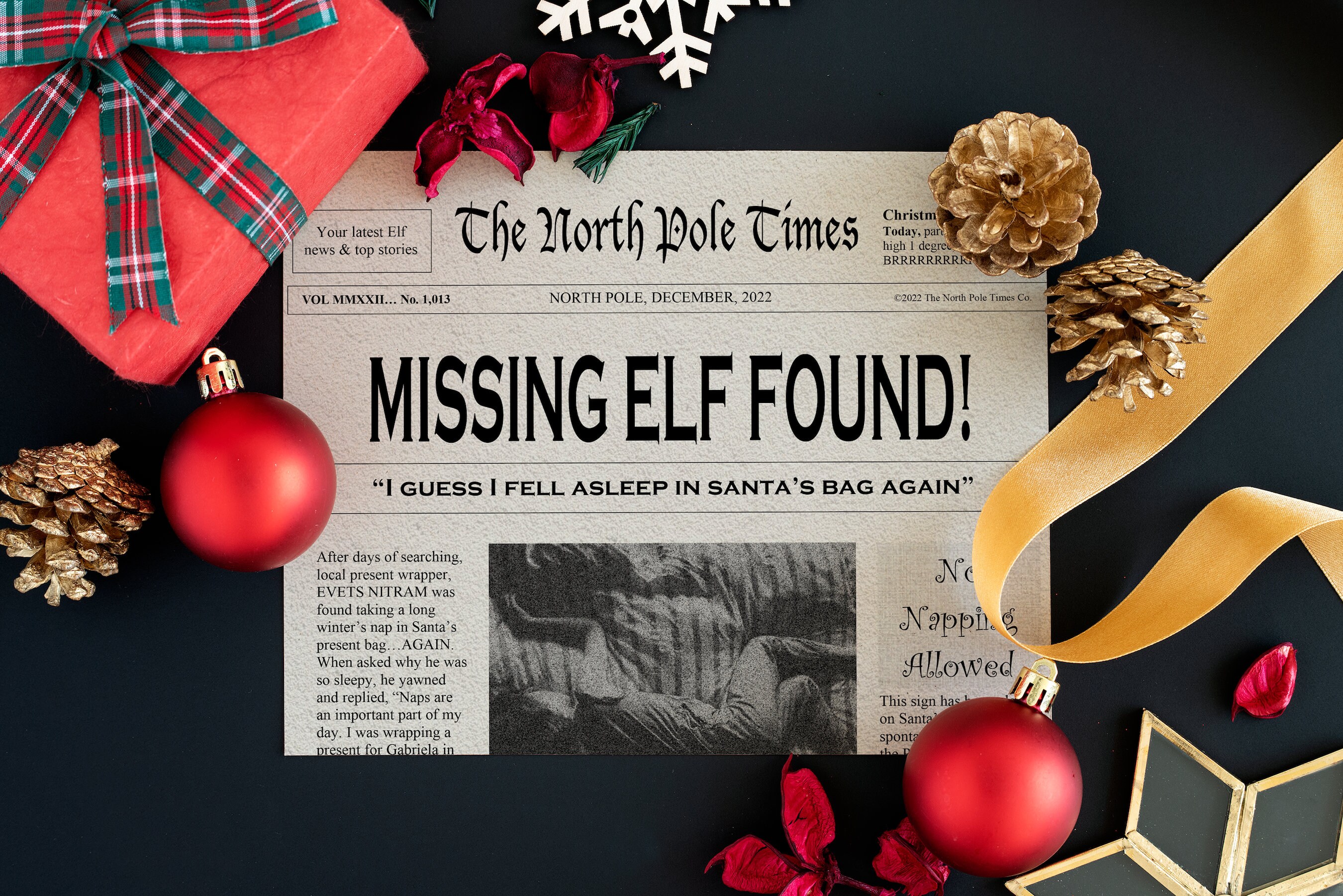 The North Pole Times Printable Newspaper 2023 Edition 24 Days of