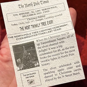 Mini Elf Printable Newspapers Direct From the North Pole! - the North ...