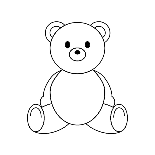 Teddy Bear Cutouts Etsy