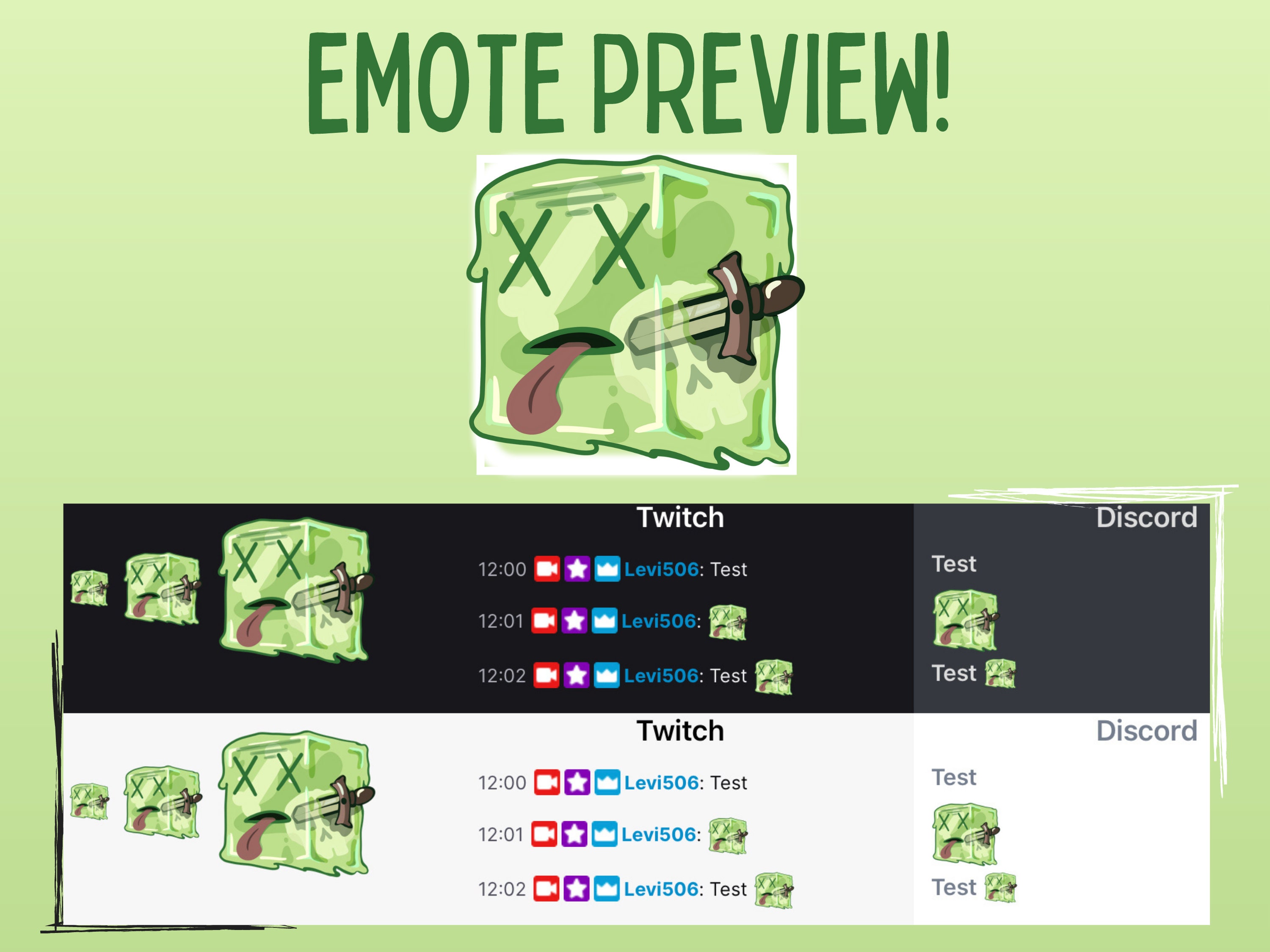 Gelatinous Cube Emotes for Twitch or Discord | D&D Monster Emote Set - Etsy