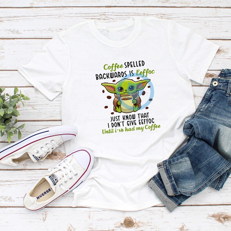 Yoda Coffee Humour PNG, Sarcasme adulte drôle (téléchargement numérique) image 2