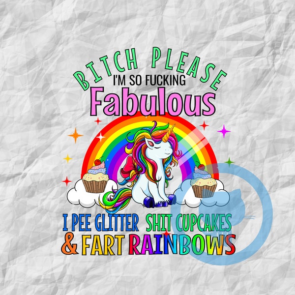 Adult Humor, Unicorn, Sprinkle That Shit, Rainbows, PNG, Digital Design, Sublimation Design, Crafting Design, Download