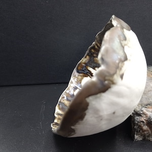 Handmade white porcelain bowl