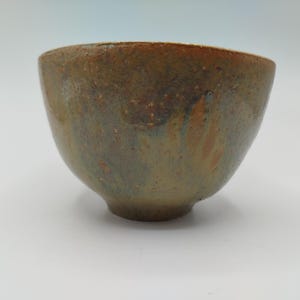 Handmade olive green ceramics- vessel cup bowl 500ml