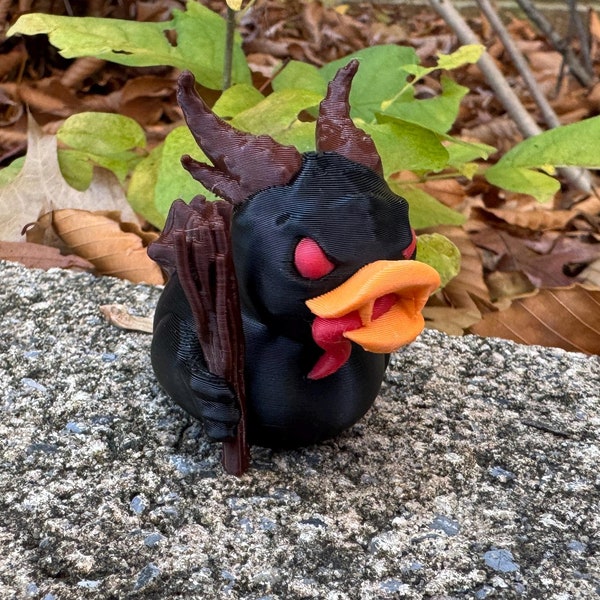 Krampus Duck Dashboard Decor