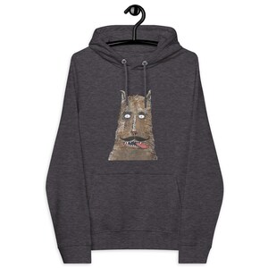 Geïllustreerde afbeelding door Allan Eido Unisex eco raglan hoodie